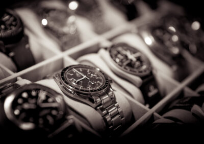 Some of my watch collection. The Omega is one of my personal favorites. Photo by Valdorama Media.