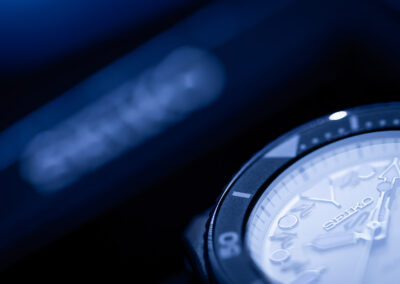 Custom fly fishing watch by Antoine Bissieux. Photo by Valdorama Media.